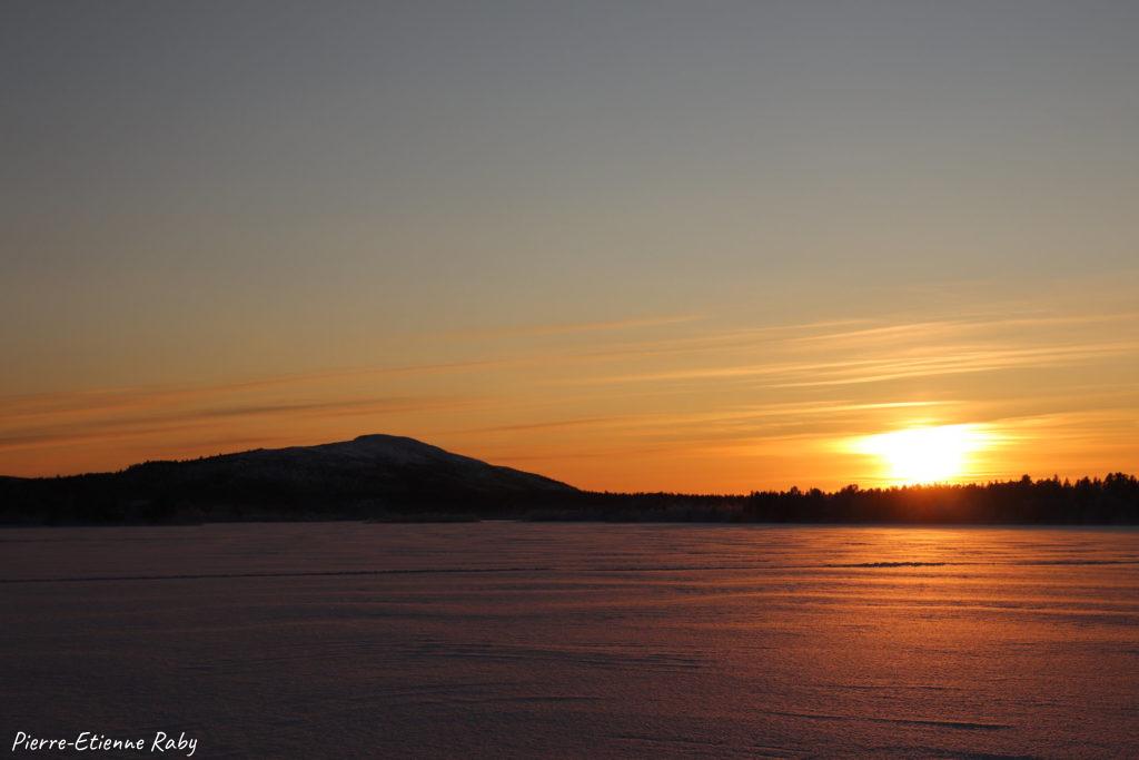 coucher de soleil lumière