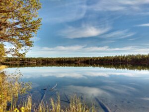 lac suède Jokkmokk ambiance nordique