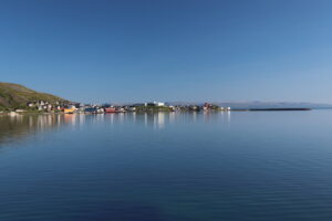 Village de Honningsvåg, à Nordkapp (Norvège)