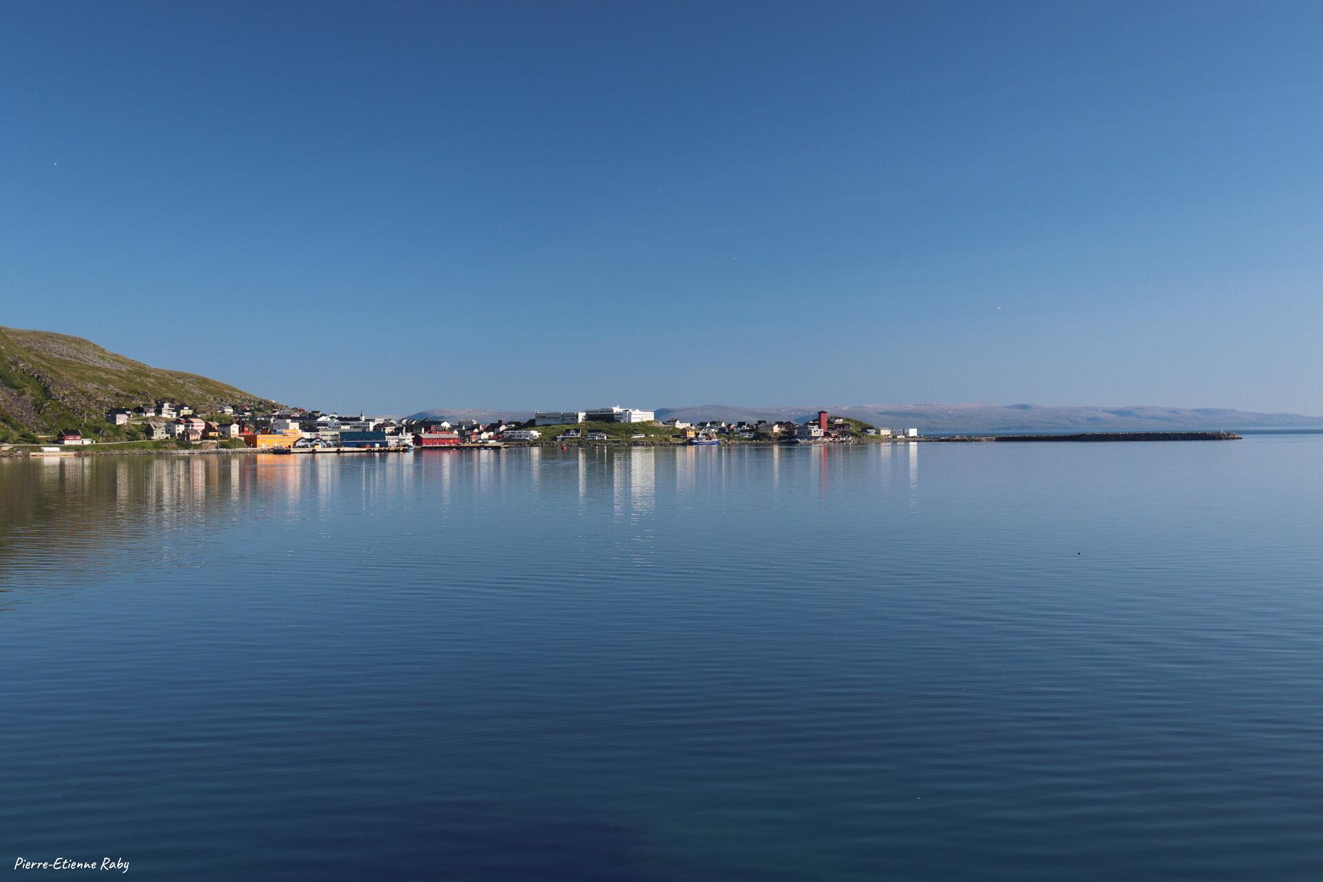 Village de Honningsvåg, à Nordkapp (Norvège)