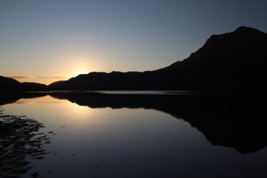 Reflet dans le fjord de Uskog (Norvège)