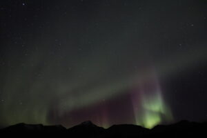 Aurore boréale à Senja (Norvège)