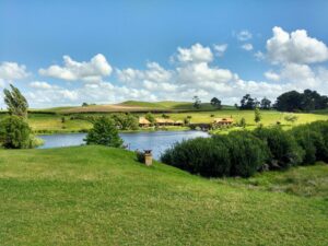 Vue sur Hobbiton (Nouvelle-Zélande)