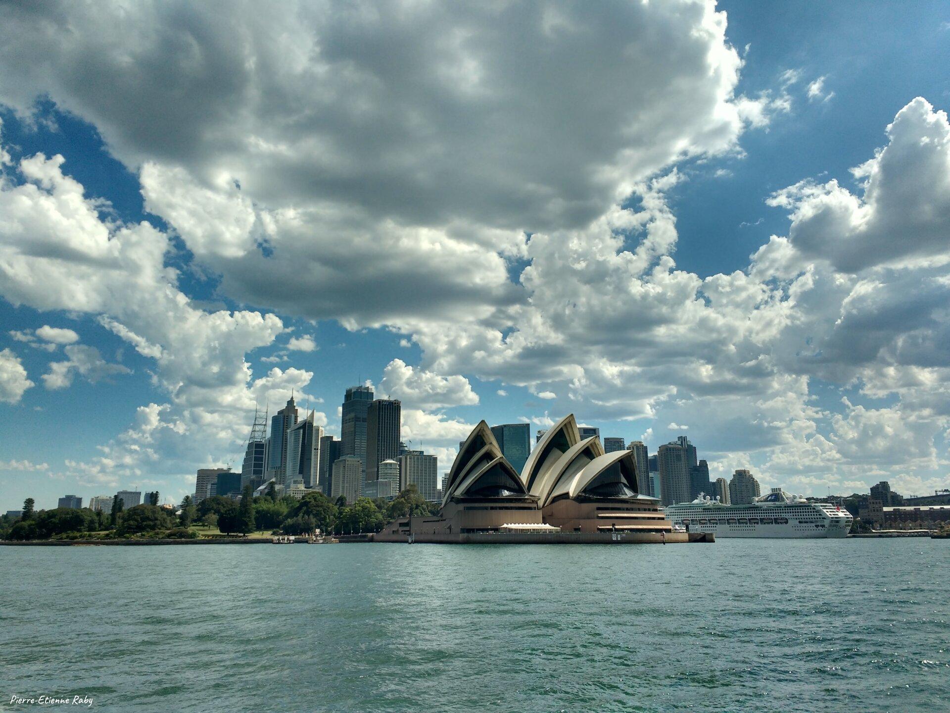 Vue sur l'opéra de Sydney (Australie)