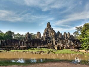 Temple dans la cité d'Angkor (Cambodge)